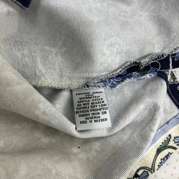 Cottagecore Floral Patchwork Jacket Blue Grandma Patchwork Country PS Tog Shop - Picture 9 of 10